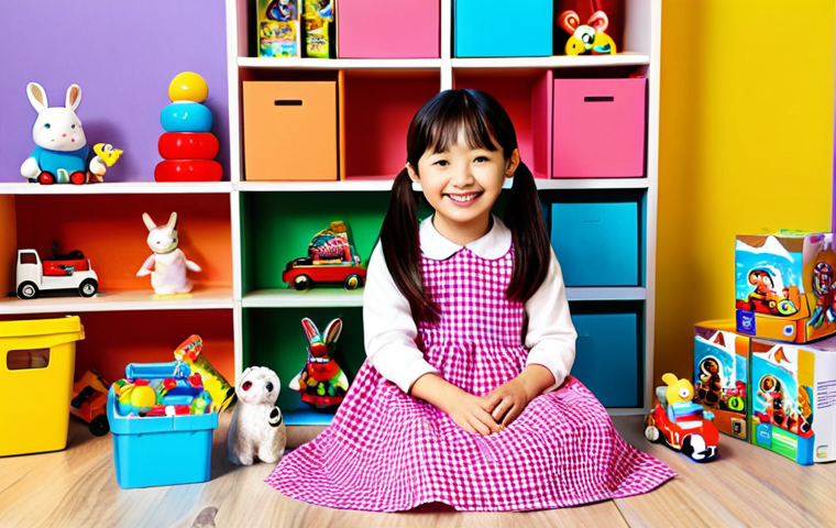 Kongsuni Unboxing Adventure**

"A young girl, fully clothed in a brightly colored, modest dress, sits on the floor surrounded by toys and packaging from a Kongsuni doll set. She is smiling and excitedly opening the box. The background is a child's playroom with colorful walls and shelves filled with other toys. Safe for work, appropriate content, fully clothed, family-friendly, perfect anatomy, correct proportions, natural pose, well-formed hands, proper finger count, natural body proportions, professional photography, high quality."

**