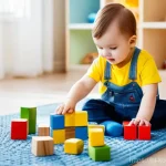 콩순이 완구 설문 조사 - **Prompt:** A cheerful 4-year-old child, dressed in a bright yellow t-shirt and blue denim overalls,...