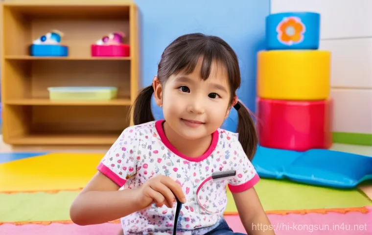 콩순이 완구와 부모 리뷰 - **Prompt for Kongsuny Doctor Set:**
    "A cheerful and imaginative young girl, approximately 6 year...