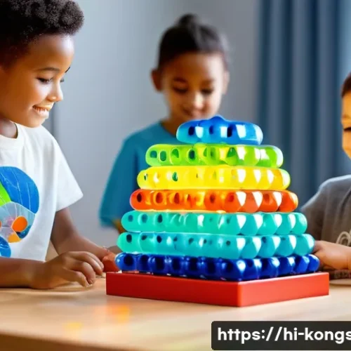 콩순이 완구 업계 트렌드 - **Prompt 1: Future Explorers with Smart STEM Toys**
    "A diverse group of children, aged 7-10, ent...